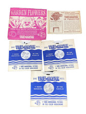 View Master Garden Flowers Spring Summer Autumn 3 Reel Set in Packet 1953