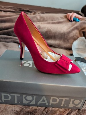 Apt.9 Womens Nora Red Stilleto Heels Size 8½
