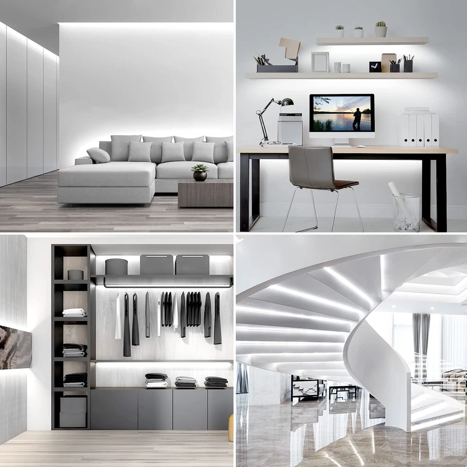 LED Strip Light White, 16.4ft Dimmable Vanity Lights, 6000K Super Bright LED ... - Image 4 of 4