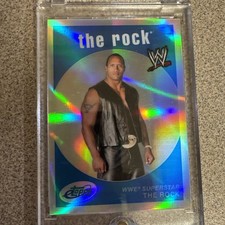 2007 eTOPPS The Rock Dwayne Johnson WWE SP #349/999 ETW-4 Topps Uncirculated