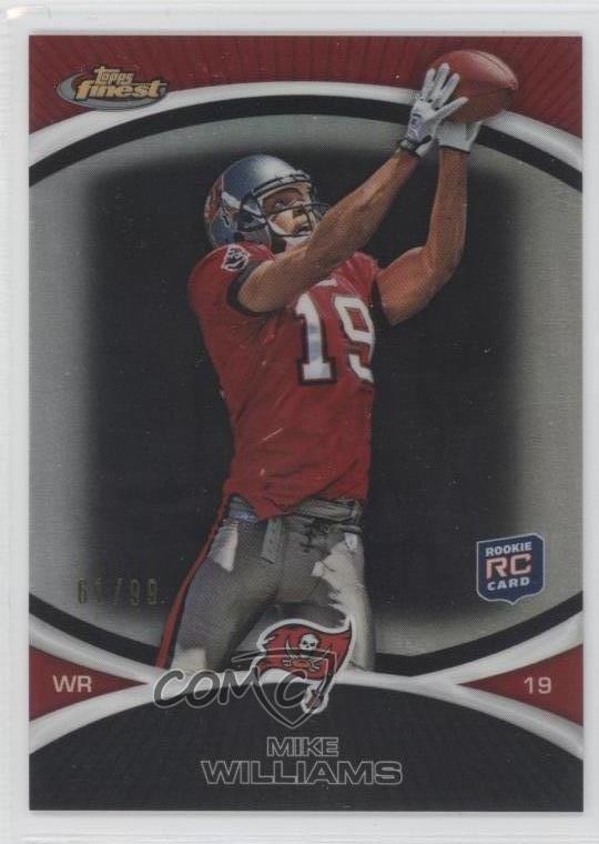 Mike Williams Finest #82 Black Refractor