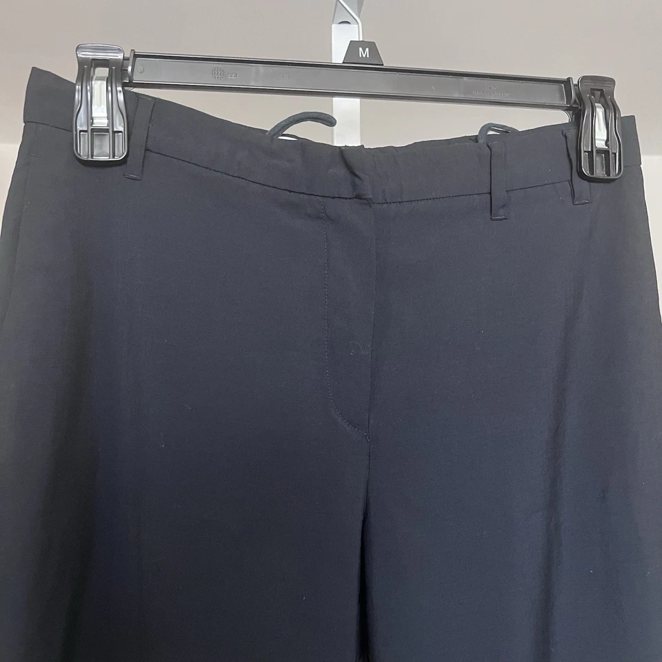 Jill Sander Wool/Mohair Trousers SZ 42/12 Navy Blue Classic Minimalist - Image 3 of 4