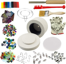 15Pcs Professional Microwave Kiln Kits for DIY Making Jewelry Fusing