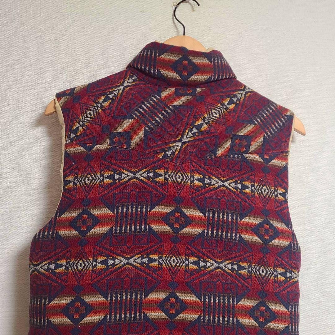 BEAMS Pendleton × Native Reversible Puffer Vest S… - image 5