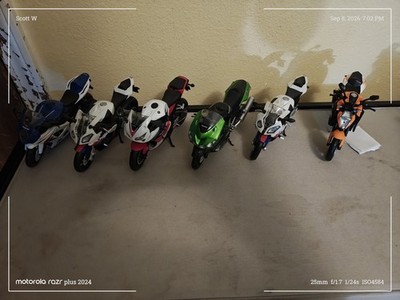 6 Maisto Sportbike Models, Excellent Condition,   