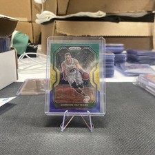 D56420  2020-21 Prizm Prizms Choice Blue Yellow and Green #47 Gordon Hayward