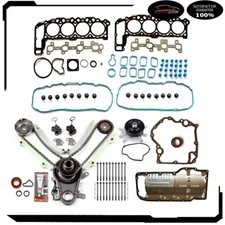 02 For Dodge Ram 1500 4.7L Oil Pan Gasket Head Gasket Set Timing Cover Gasket