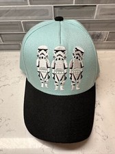 Star Wars Stormtrooper Hat Cap Snapback Blue Black Disney by Lucasfilm ltd EUC