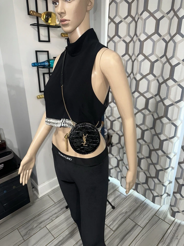 Bolso cinturón Saint Laurent Croc Foto 4 de 4