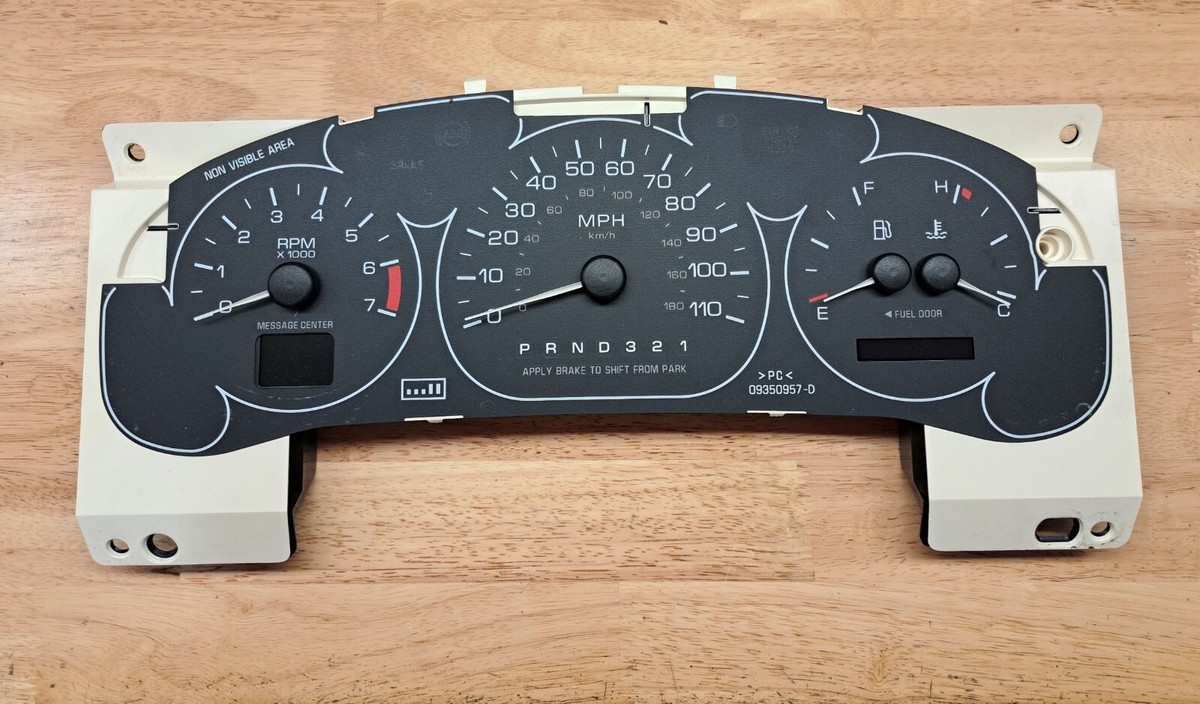 その他 KI 2000 OLDSMOBILE SILHOUETTE INSTRUMENT CLUSTER PART NUMBER