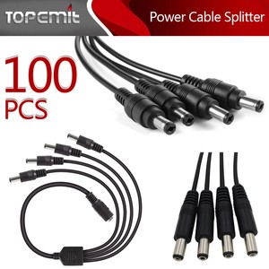 100 Peças-ZH50 Cabo de alimentação DC Fonte de Divisor 4 Cctv 1 Fêmea A 4 Conector Macho | eBay