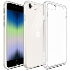 For iPhone SE 2nd 3rd Generation 8 7 Clear Case Crystal Cover / Screen Protector