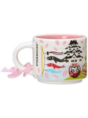 Starbucks You Are Here Collection Mug Japan Spring Fuji Sakura Daruma Sushi 59ml