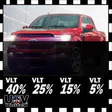 Uncut Window Roll Tint Film 5% 15% 25% 40% VLT FT Feet Car Office Commercial UOV
