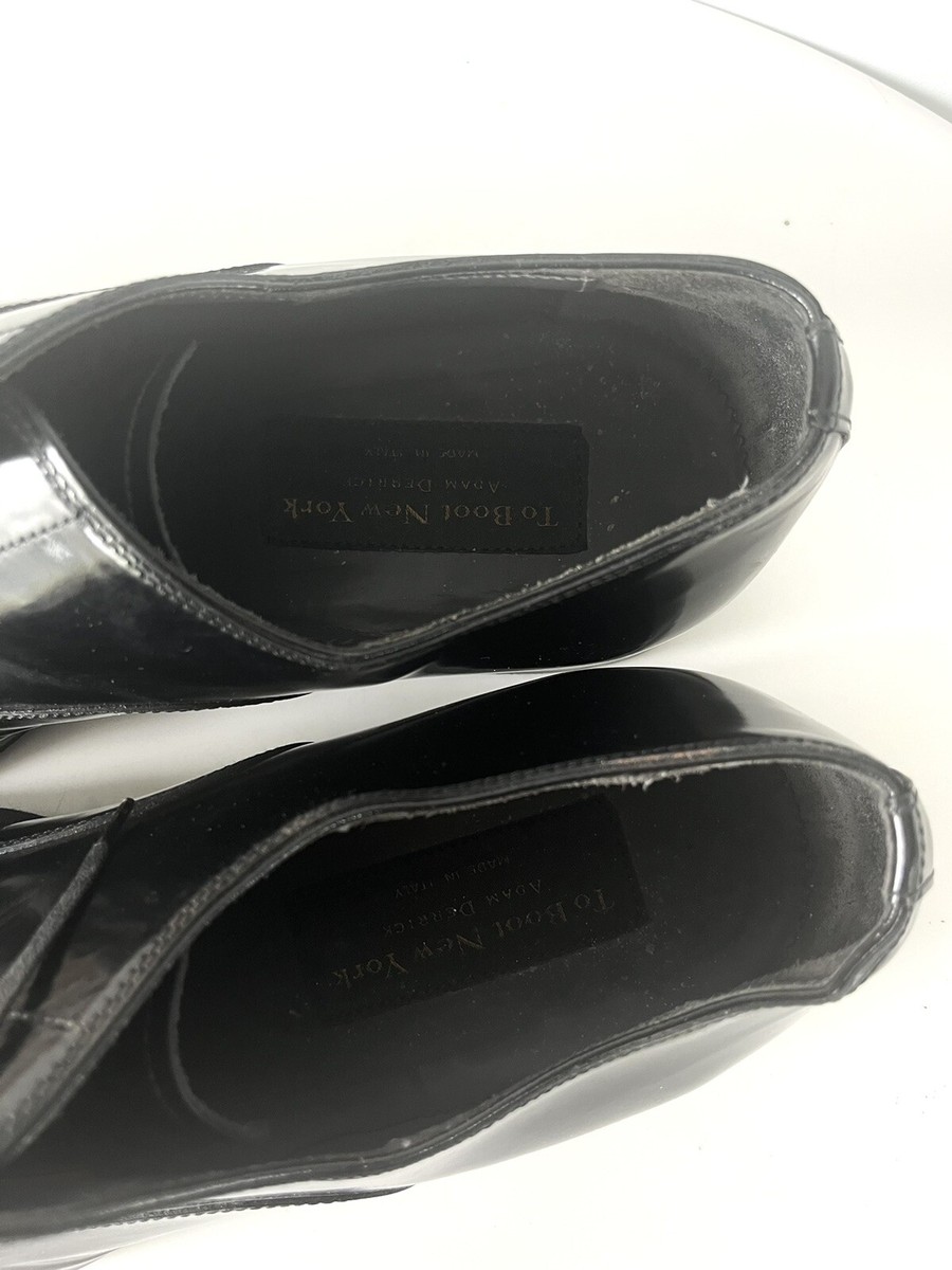 To Boot New York Adam Derrick Black Leather Dress Shoes Made  display picture 2