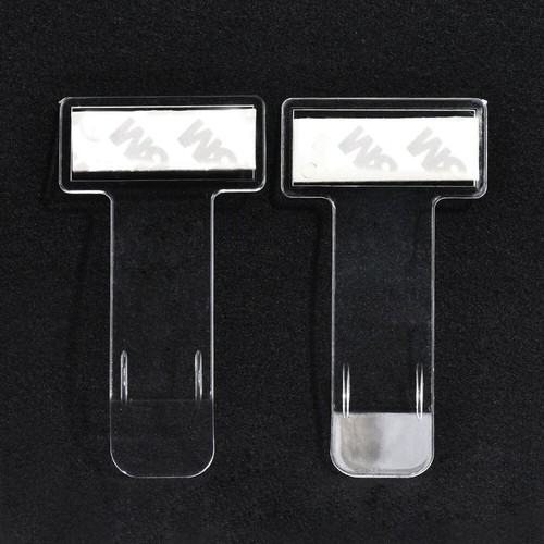 2x Car Vehicle Parking Ticket Permit Card Holder Clip Receipt Sticker Windshield - Picture 3 of 9