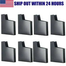 2/4/8/10PC Black Dust Covers For Nintendo NES Game Cartridge Sleeves Cases Plain