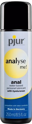 Pjur Analyse Me Water-Based 8.5oz Personal Anal Lubricant Lube