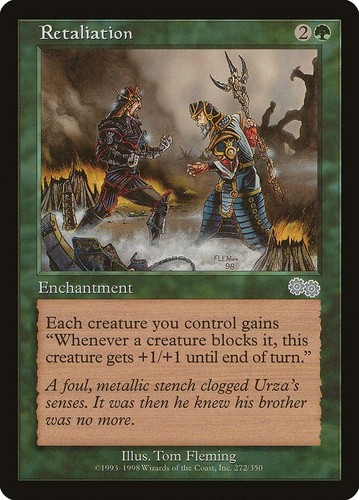 Rumbling Crescendo X1 SIGNED BY ARTIST Lawrence Snelly Urza's saga