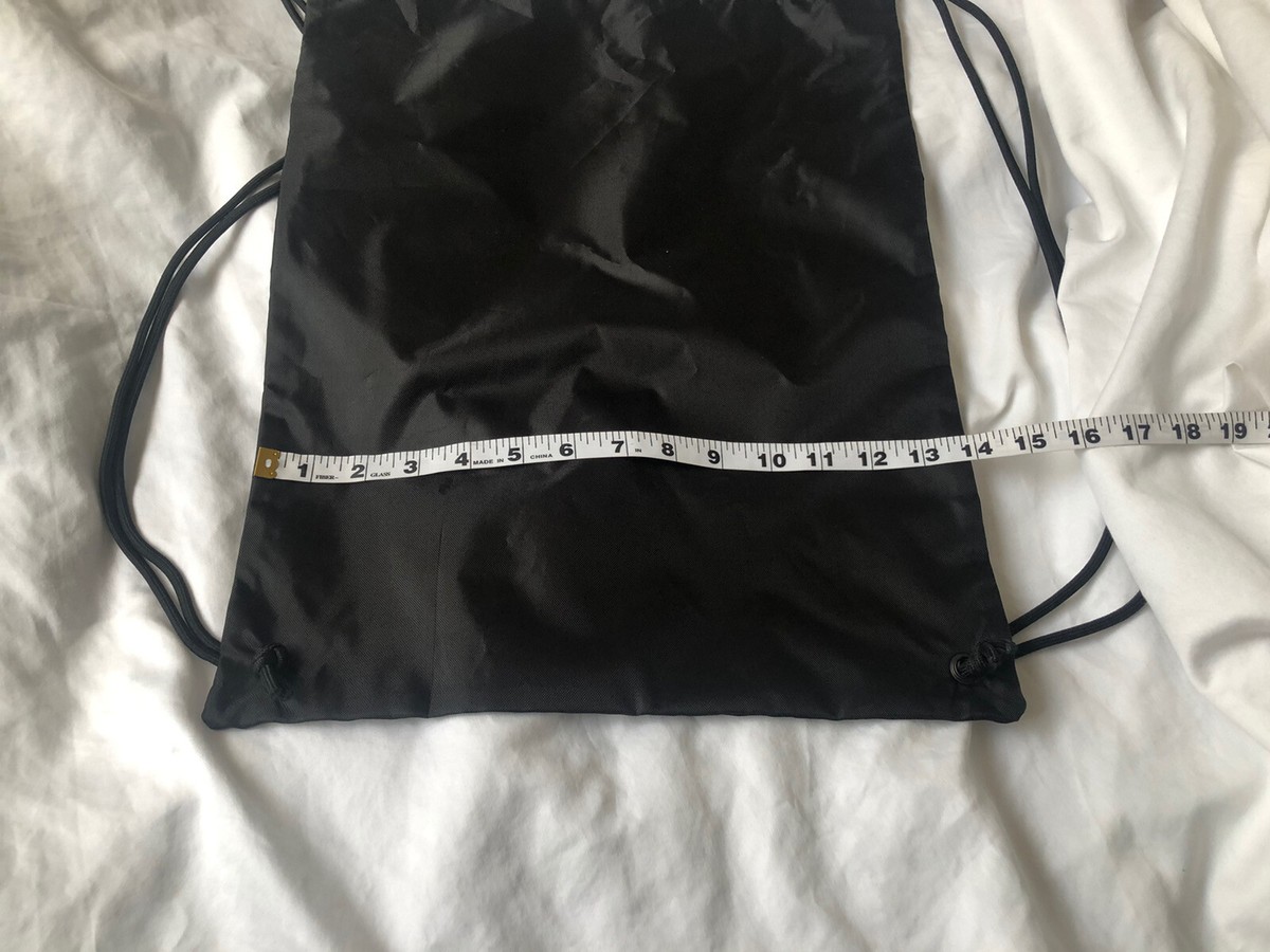Balenciaga Black Nylon Logo Drawstring Dust Bag/Backpack | eBay