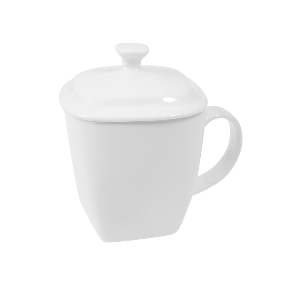 Tea Mug Lid Ceramic Coffee Mug White Ceramic Tea Cup Coffee Cup Mug