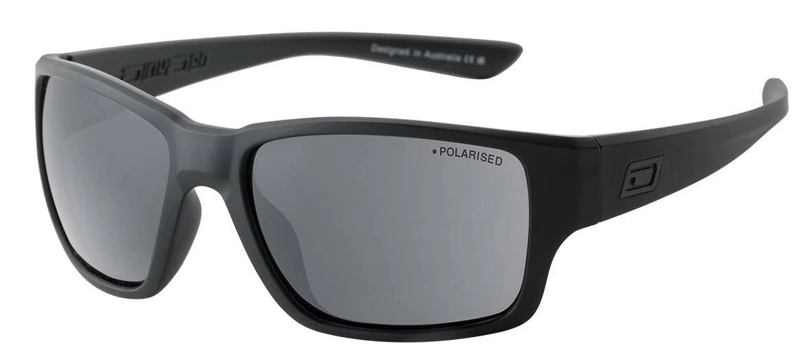 Dirty Dog Mens Sizzle Satin Polarised Sunglasses Black Grey eBay