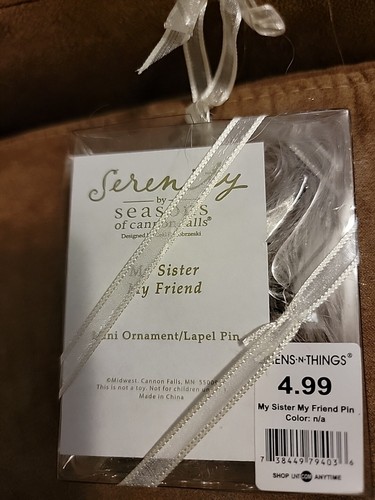 Serenity "My Sister My Friend" Engel Ornament - Jahreszeiten Kanone fällt - Bild 4 von 7