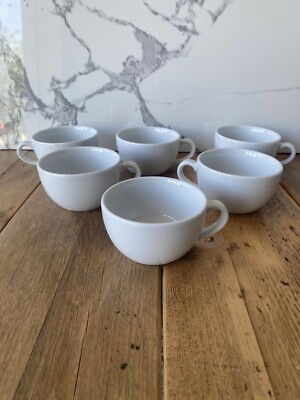 Cappuccino/Flach weiß verglast China Kaffeetasse 9oz 25cl Porzellan