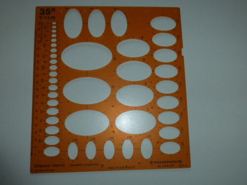 Drawing stencil STANDARD GRAPH NO. 1164/35 35°V 1: 1.74 - Picture 1 of 1