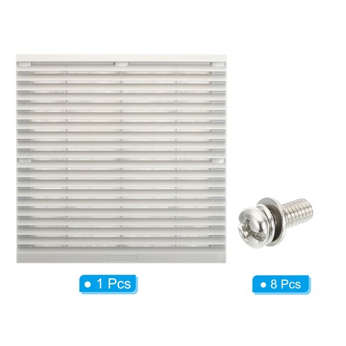 223mm Lüftergitter Ventilatorgitterabdeckung für Elektronikschrank Grau - Bild 3 von 6