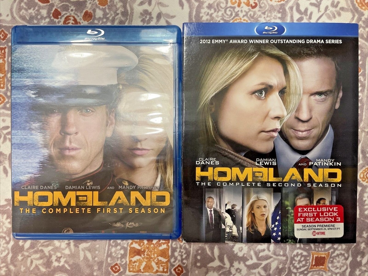 HOMELAND The Complete First and Second Season TV Drama Blu-ray