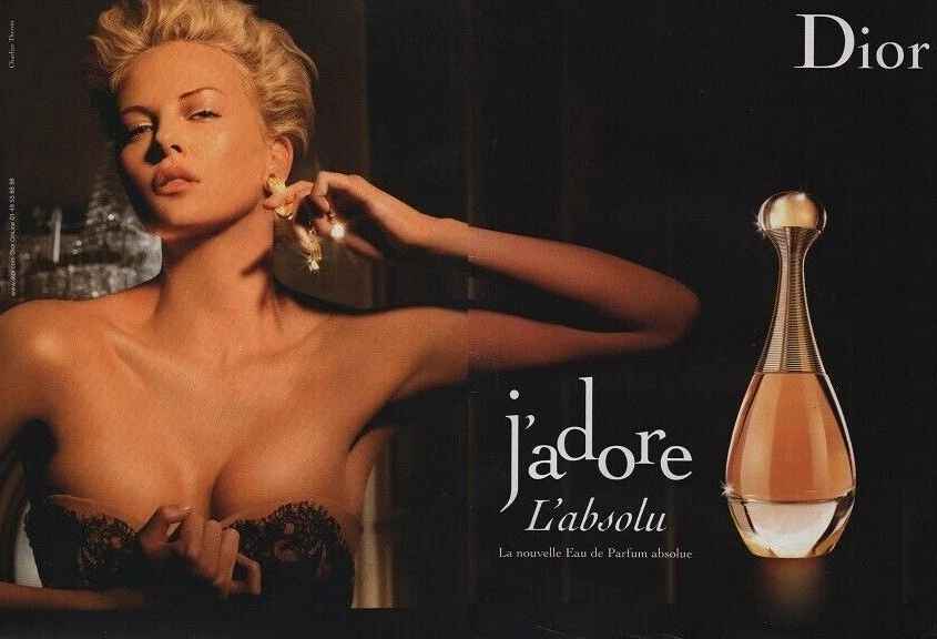 Publicité papier Parfum. Perfume ad. J'Adore Dior 2006 double page