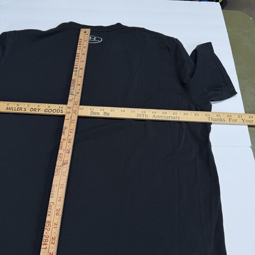 Camisa UNDER ARMOUR Para Hombres XL Negra Camiseta Sparta Casco HeatGear Gimnasio UA - Imagen 5 de 7