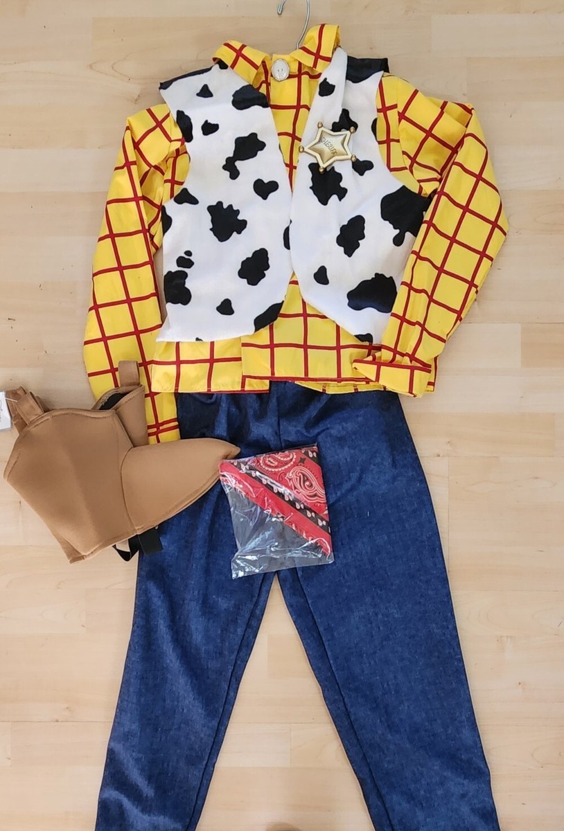 Disney Toy Story Woody Costume Size 5-6 | eBay