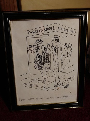 Original pencil and inked 1969 gag art from Sextra Laughs Magazine by Casa Nova