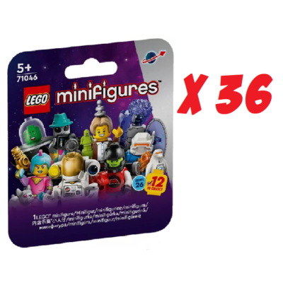 LEGO 71046 Series 26 SPACE Collectible Minifigures -Sealed Case of