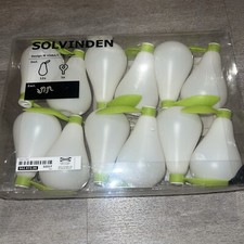IKEA SOLVINDEN Pear Shape 12 String Light Covers No Lights Rare Summer Fruit Fun