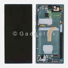 For Green Samsung Galaxy S22 Ultra S908U OLED Display Touch Screen Replacement
