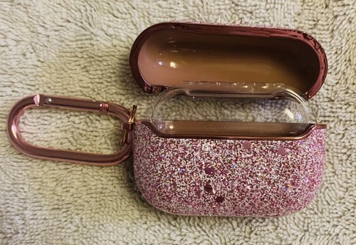 Nanette Lepore Pink Glittery AirPods Case - Zdjęcie 2 z 3