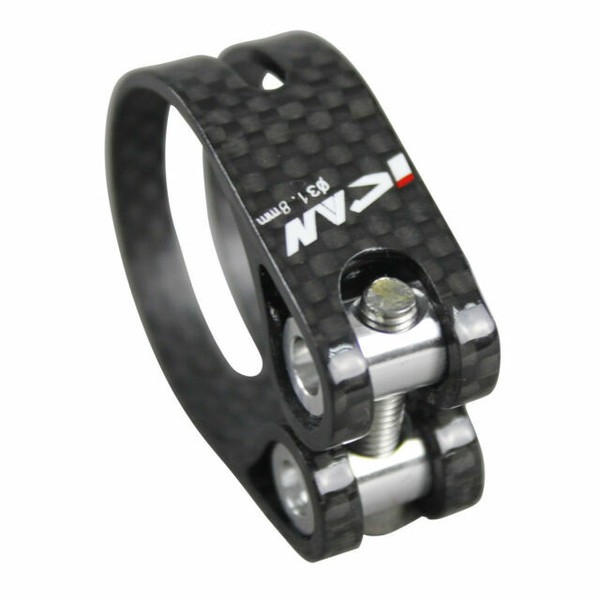 3k Glossy Carbon Fiber Clamp 31.8mm for 27.2mm Seat Post Height 15mm for sale online eBay
