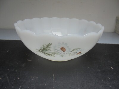 ANCIEN SALADIER ARCOPAL France Décor Motif Fleur blanche Vintage EUR 5,50 - PicClick FR