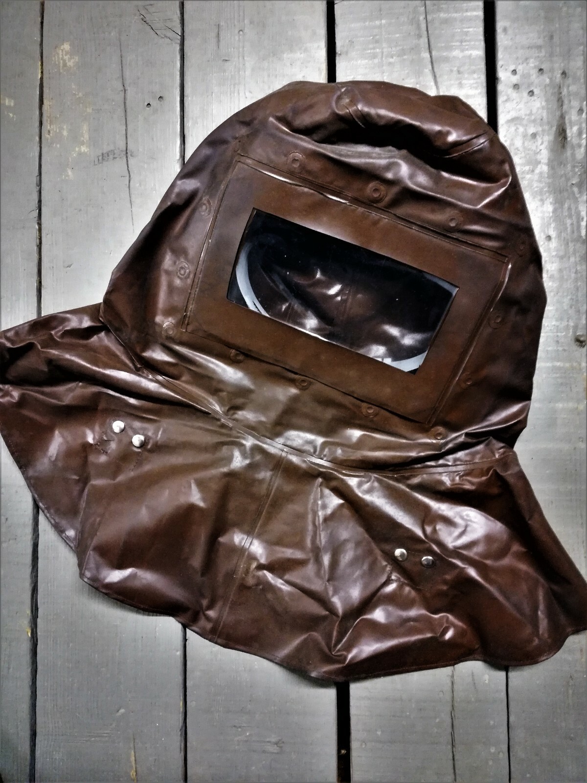 Cagoule PVC anti-acide Strongoflex avec protection chimique renforcée