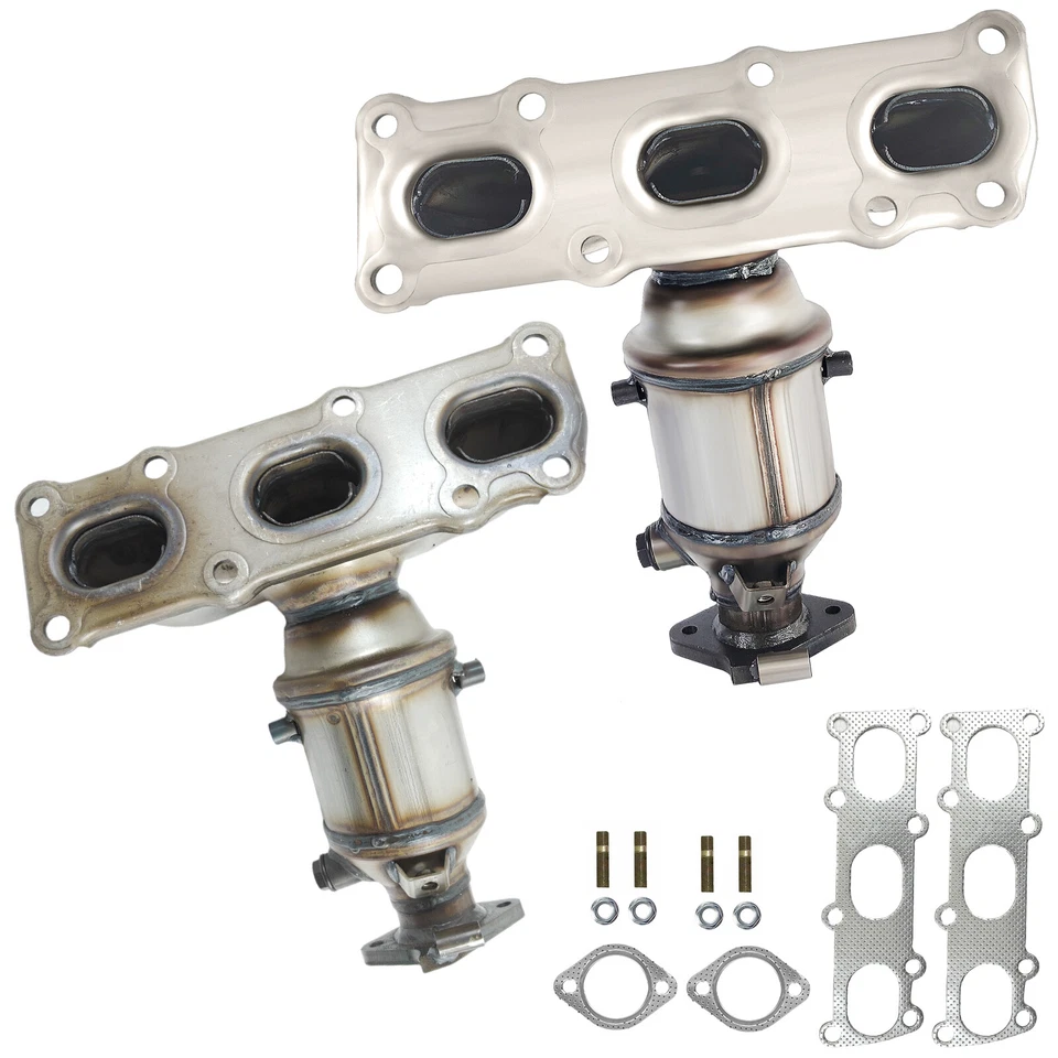 2x Catalytic Converter for 2013-2018 Santa Fe/2014-2019 Kia Sorento 3.3L AWD Foto 4 de 4