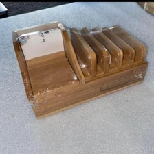 Lavish Home 83-131 Bamboo Charging Station New Sealed Packaging