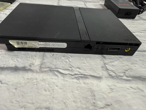Sony PlayStation 2 PS2 Slim Console SCPH-77001 w/ 2 Controllers 9 Games & Memory - Picture 8 of 13