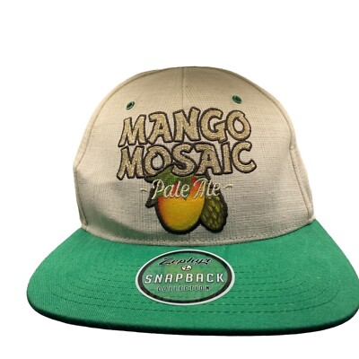 Breckenridge Brewery Mango Mosaic Pale Ale Tan Green Baseball Hat BB Snapback