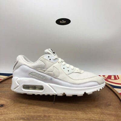 Nike ID By You Air Max 90 White/Sail Running Shoes Sneakers Size 8.5 CT3622-991