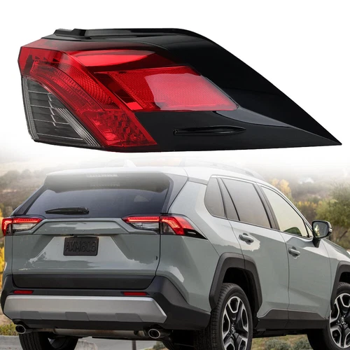 Conjunto de luces traseras para Toyota RAV4 2019-2023 exterior trasero derecho lado del pasajero - Imagen 2 de 8