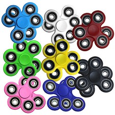 Hand Finger Fidget Tri Spinner Stress Relief USA SELLER Free Shipping 8 Colors