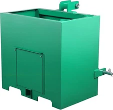 5 cu.ft Ballast Box 3 Point Hitch Counterweight for Category 1 Tractor 800lb